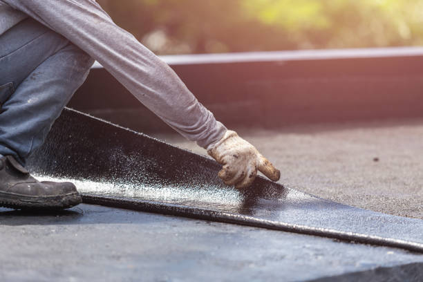 Professional Basement Waterproofing technician working in Denton, NC